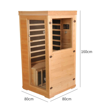 Mini sauna a infrarossi lontani Hemlock per 1 persona