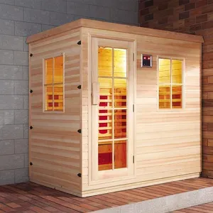 Sauna in legno per 2 persone per sauna a infrarossi