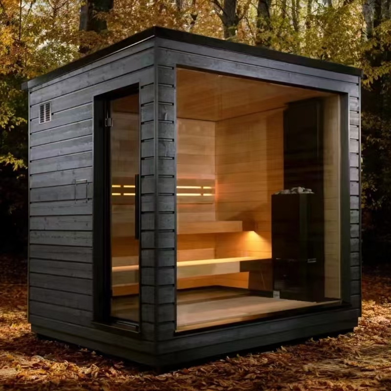 Suzhou Zhongye Sauna Equipment Co., Ltd. lancia una nuova sala sauna in stile paesaggio all'aperto.