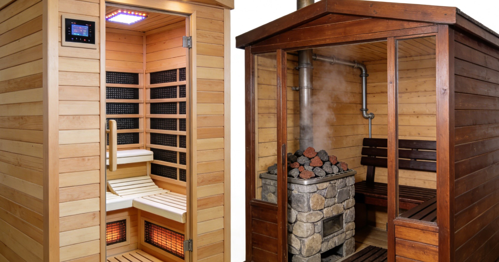 Sauna a infrarossi lontani o sauna tradizionale: quale è meglio?