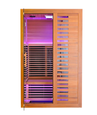 sauna a infrarossi lontani a doppio riscaldamento