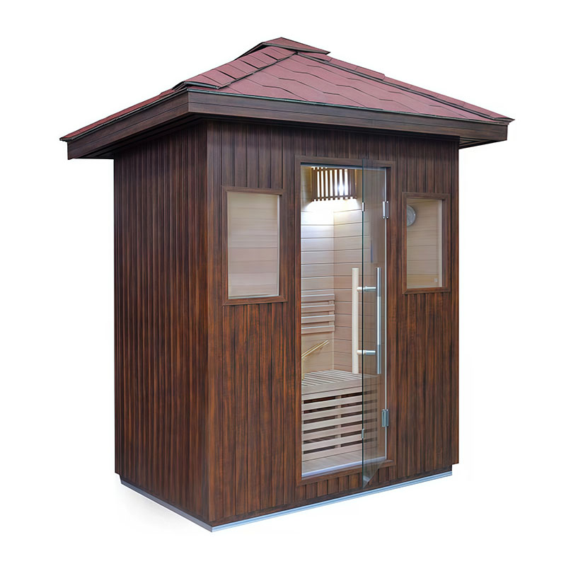 Sauna in legno da esterno