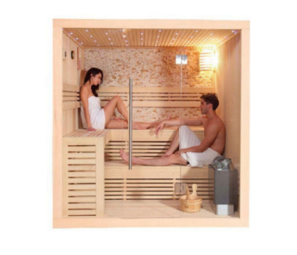 Sauna Sauna a infrarossi lontani Hemlock per 3-4 persone